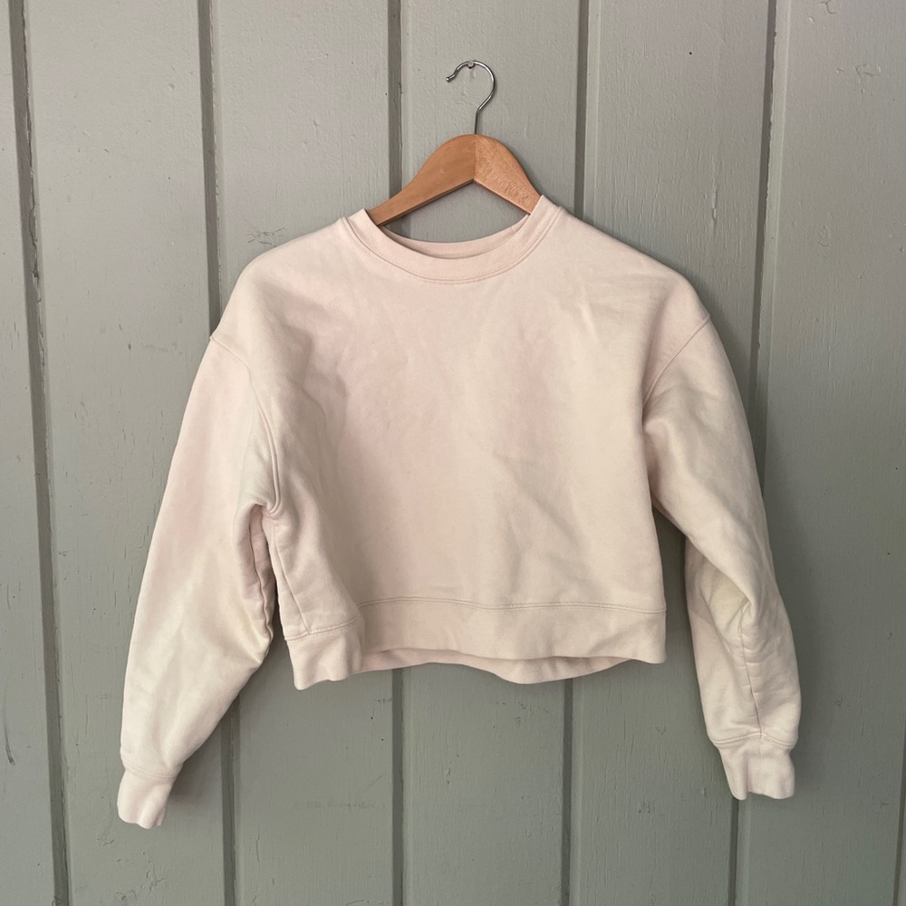 Girlfriend Collective cropped sweatshirt, S